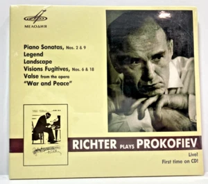 Richter Plays Prokofiev - Live - CD - NEW AND SEALED - Fast and Free P&P - Foto 1 di 3