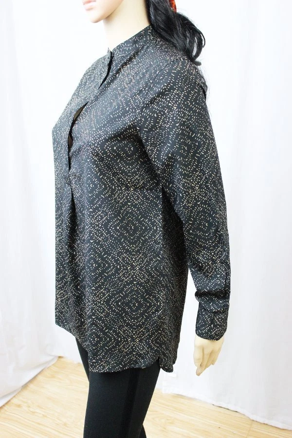 Blusa túnica de 5 botones Lauren by Ralph Lauren para mujer ~ NUEVA CON ETIQUETAS ~ Foto 1 de 1