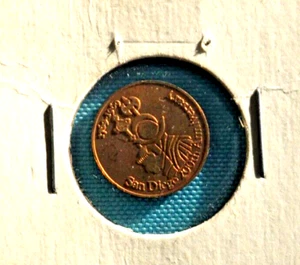 San Diego Transit Corp SDTC 200th Anniversary Bronze Transit Token 1769 - 1969 - Picture 1 of 5