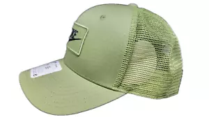 Cappello berretto camionista Nike Just Do it verde oliva unisex L/XL rialzo snapback FV5543 386 - Foto 1 di 19