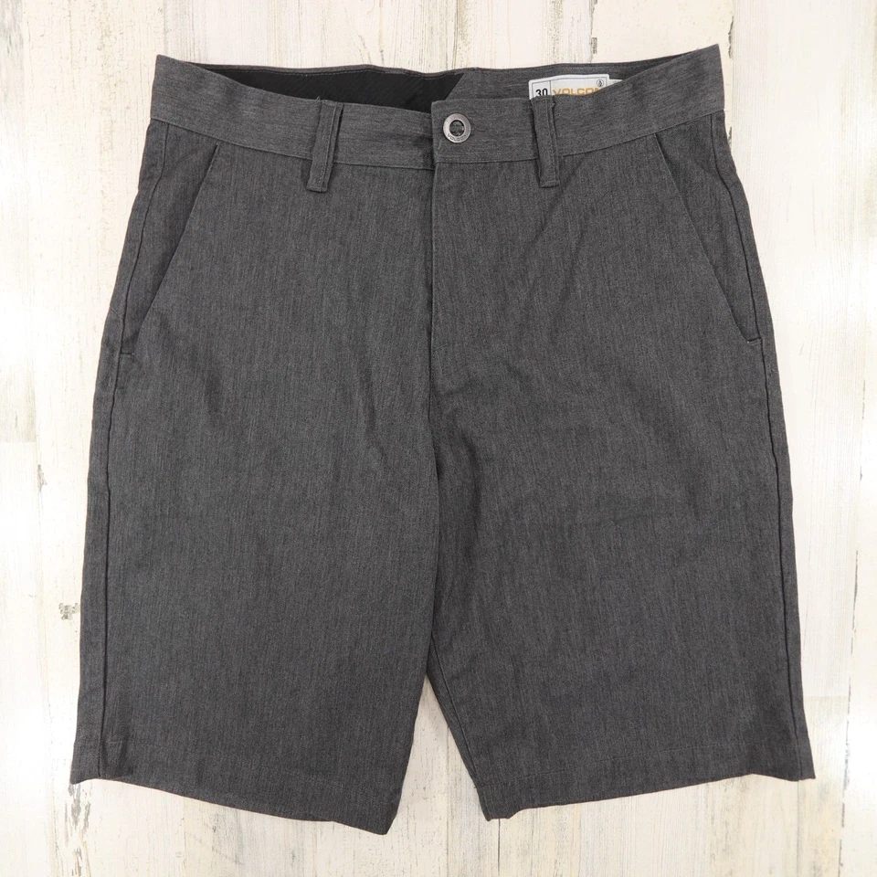 Volcom Shorts Mens Size 30 Gray Recycled Modern Skate Chino - Image 1 of 4