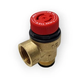 SAFETY VALVE 3 BAR COMPATIBLE HERMANN SAUNIER DUVAL S1067400 ARISTON 573172 BOIL - Picture 1 of 1