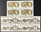 GB 1965 PARLIAMENT 700th Anniversary Stamp Set blocks of 4, MNH, SG663-664