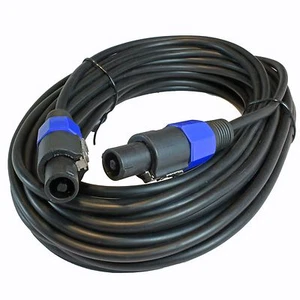 50 ft Foot Feet speakon compatible amp to LOUD SPEAKER pro audio CABLE 16 gauge - Picture 1 of 2