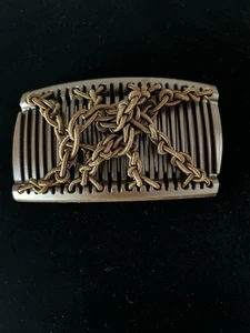 Fermaglio per capelli chignon elastico doppio pettine - Foto 1 di 8