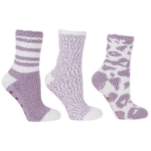 Calcetines deportivos acogedores cálidos con infusión de aceite esencial Aromasoles, paquete de 3, lavanda - Imagen 1 de 1