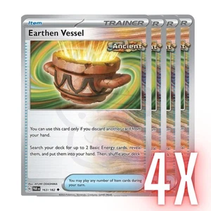 4x Earthen Vessel 163/182 x4 - Paradox Rift - Pokemon TCG - Playset - Picture 1 of 1