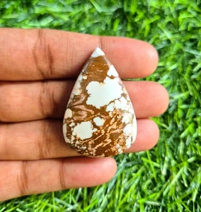 Toller Wildpferd Jaspis Birnenform Cabochon lose Edelstein Verwendung für Schmuck - Bild 1 von 6