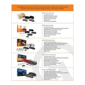 Magma Brake Pad Set PMD1636AC - Picture 1 of 1