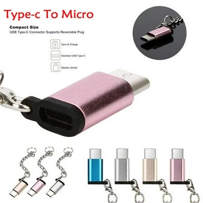 Usb 3.1 Converter Connector Adapter Type C Portable Keychain OTG Micro - Image 1 of 4