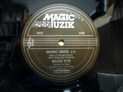 MAGIC EYE– Magic Muzik / Don't Panic 12" LP PRIVATE BOOGIE Magic Muzik Records - Image 1 of 3
