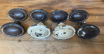 8x Mangos de Baquelita Individuales Repuestos/Reparaciones Juegos de Maquillaje Art Deco Foto 1 de 4