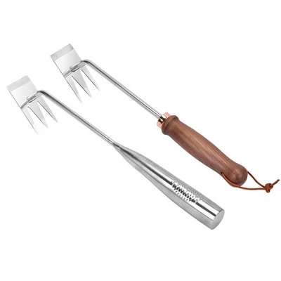 Garten Hand Unkrautentferner Puller Unkrauthaken für Ackerland Grabwerkzeuge - Bild 1 von 4