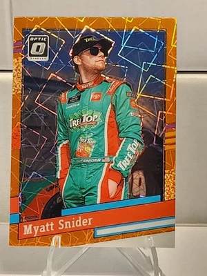 2024 Panini Donruss NASCAR - Retro 1991 Myatt Snider #126 Optic Orange Velocity - Image 1 of 2