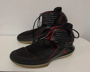 Nike Men's Air Jordan 32 Banned Black & Red Size 10.5M Sneakers - Picture 1 of 5