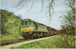 Eisenbahn Postkarte BR Class 25 D5277 ICI Hoppers Buxworth Diesellok - Bild 1 von 1
