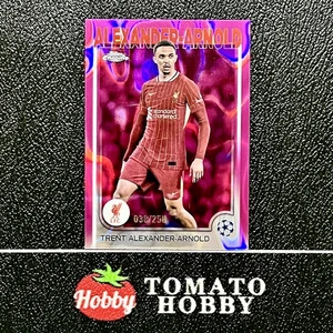 TOPPS CHROME UEFA 2024-25 TRENT ALEXANDER-ARNOLD /250 PINK LAVA REFRACTOR - Picture 1 of 2