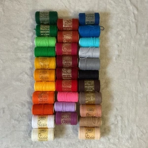 Vtg Pretty Punch Shoppettes Ultimate Punchneedle Yarn Embroidery Lot 31 Colors - Picture 1 of 8
