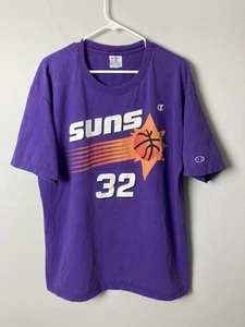 Vintage Champion Phoenix Suns Jason Kidd Men's XL Purple 90s Jersey Shirt - Picture 1 of 11