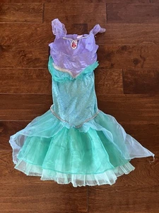 Disney Prinzessin Arielle kleine Meerjungfrau Kostüm Größe 4-6X. Halloween. Dress-up. - Bild 1 von 5