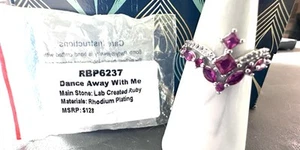 Ring Bomb Party RBP6237 “Dance Away With Me” July Birthday Sz8 NEW - Picture 1 of 4