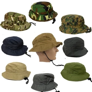 Fuerzas Especiales Ala Corta Ripstop Boonie Cubo Ejército Bush Sombrero Selva Militar - Imagen 1 de 19