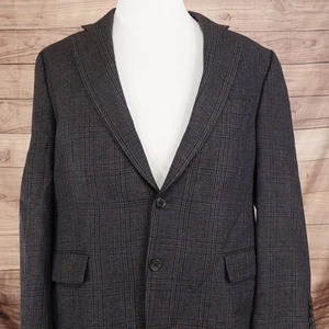 Blazer Lauren Ralph Lauren Para Hombres 44R Gris Azul Marrón Lana Abrigo Deportivo Chaqueta -35 - Imagen 1 de 9