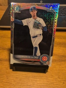 2025 Bowman Chrome - Wilfri De La Cruz #BCP-209 1st Bowman Mojo Refractor - Bild 1 von 2