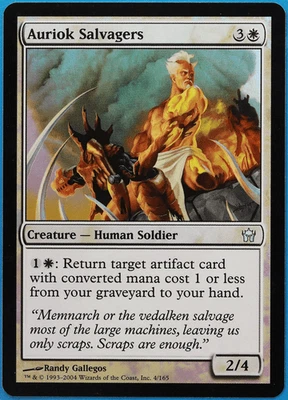 Auriok Salvagers FOIL Fifth Dawn NM White Uncommon CARD (500079) ABUGames - Image 1 of 2