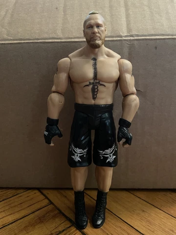 WWE Mattel Basic Wrekkin Slam N Stack Brock Lesnar Figure Only Wrestling Cover