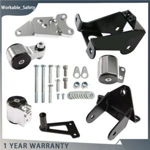 Engine Motor Mount Aluminum For 2006-2011 Honda Civic Acura CSX Si K20 K24 FA FG - Picture 1 of 15