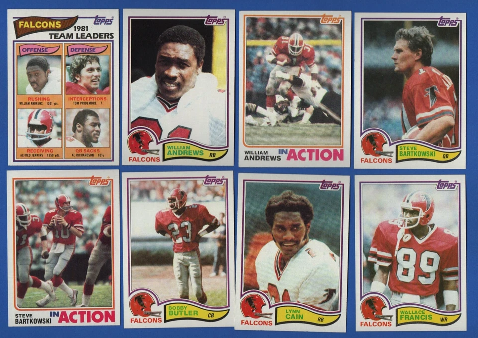 1982 TOPPS NFL FOOTBALL CARD 271-528 SEE LIST - Image 1 of 1