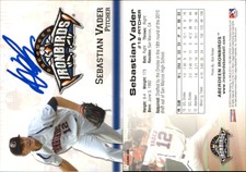 Sebastian Vader Signed 2013 Choice Aberdeen IronBirds Card Auto AU