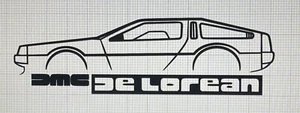 DMC DeLorean Silueta Vinilo Adhesivo Calcomanía 7 pulgadas Ancho Ventana Coche Laptop Regalo - Imagen 1 de 1