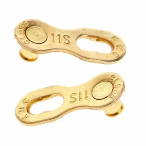 1x Bike Bicycle Chain Master Link Joint Connector 11 Speed Quick Link - GOLD - Picture 1 of 2