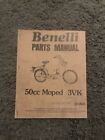 NOS Benelli 50cc Moped 3VK Parts Manual