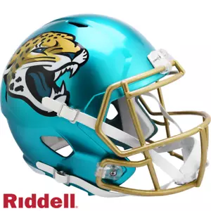 Casco replica Jacksonville Jaguars Flash full size non firmato - Foto 1 di 2