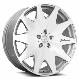 22x9 F | 22x10.5 R MRR HR3 5x114.3 +38/40 Silver Machine Face Wheels (Set of 4) - Picture 1 of 3