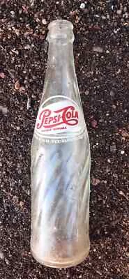 Vintage Pepsi Cola 75 cl  Blue Soda Bottle Dated  Coke Bottle - Image 1 of 4