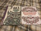 Art Therapy Anti Stress Colouring Book And Mens Book