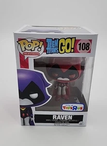 Funko Pop #108 Teen Titans Go! Raven in Red Toys R' Us 2016 Exclusive Release - Picture 1 of 7