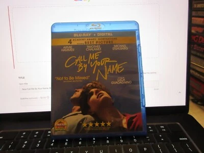 Call Me By Your Name  Blu-ray LIKE NEW FREE SHIPPING!!! Foto 1 de 4