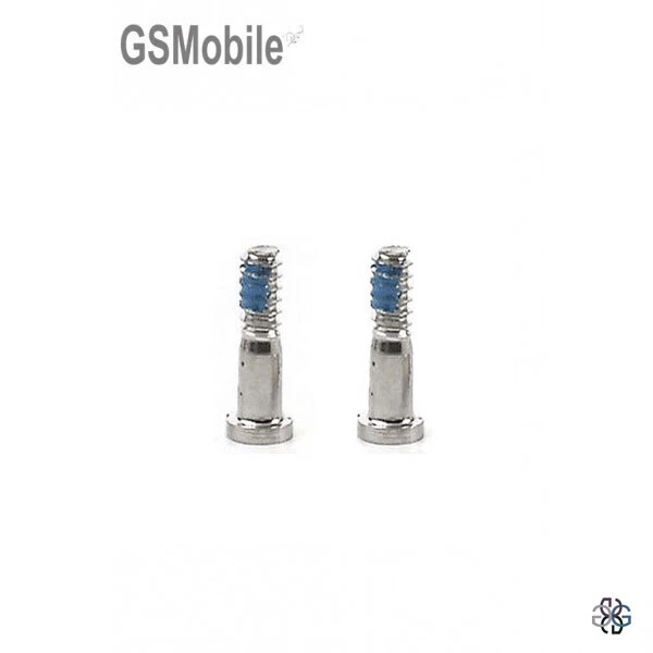 Set 2 Viti Esterne Bottom Screws Argento IPHONE 6S, 6S Plus - Immagine 1 di 1