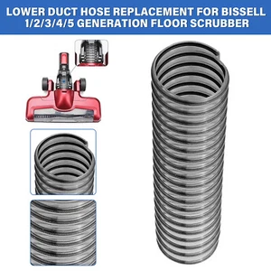 Lower Duct Vacuum Hose Replacement Part For Bissell 1/2/3/4/5 Gen Floor Scrubber - Picture 1 of 18