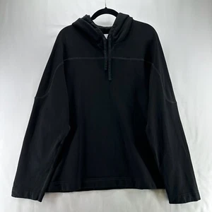 Reigning Champ Lightweight Terry Breakaway Hoodie Men Sz L Pullover Cotton Black - Picture 1 of 11