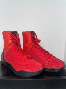 Nike Kobe 9 High KRM EXT Red Mamba 2014 size 8 Reverse Grinch - Picture 1 of 7