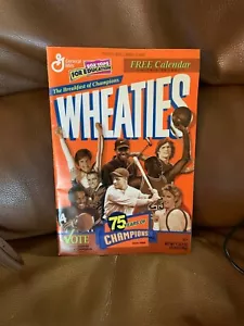 General Mills Wheaties Cereal 75 Years Championship Calendar & Vote Favorite Cha - Picture 1 of 4