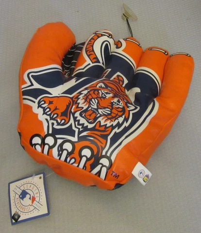 Vtg Good Stuff DETROIT TIGERS Plush Baseball Mitt Genuine Merchandise 2003 NWT Cover