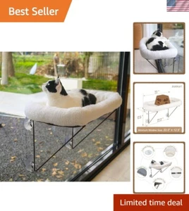 Cat Window Perch - 100% Metal Supported from Below - Comes with Warm Spacious... - Picture 1 of 7