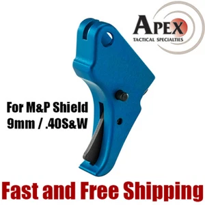Apex Tactical Action Enhancement Aluminum Blue Trigger for M&P Shield 9mm/ 40S&W - Picture 1 of 1